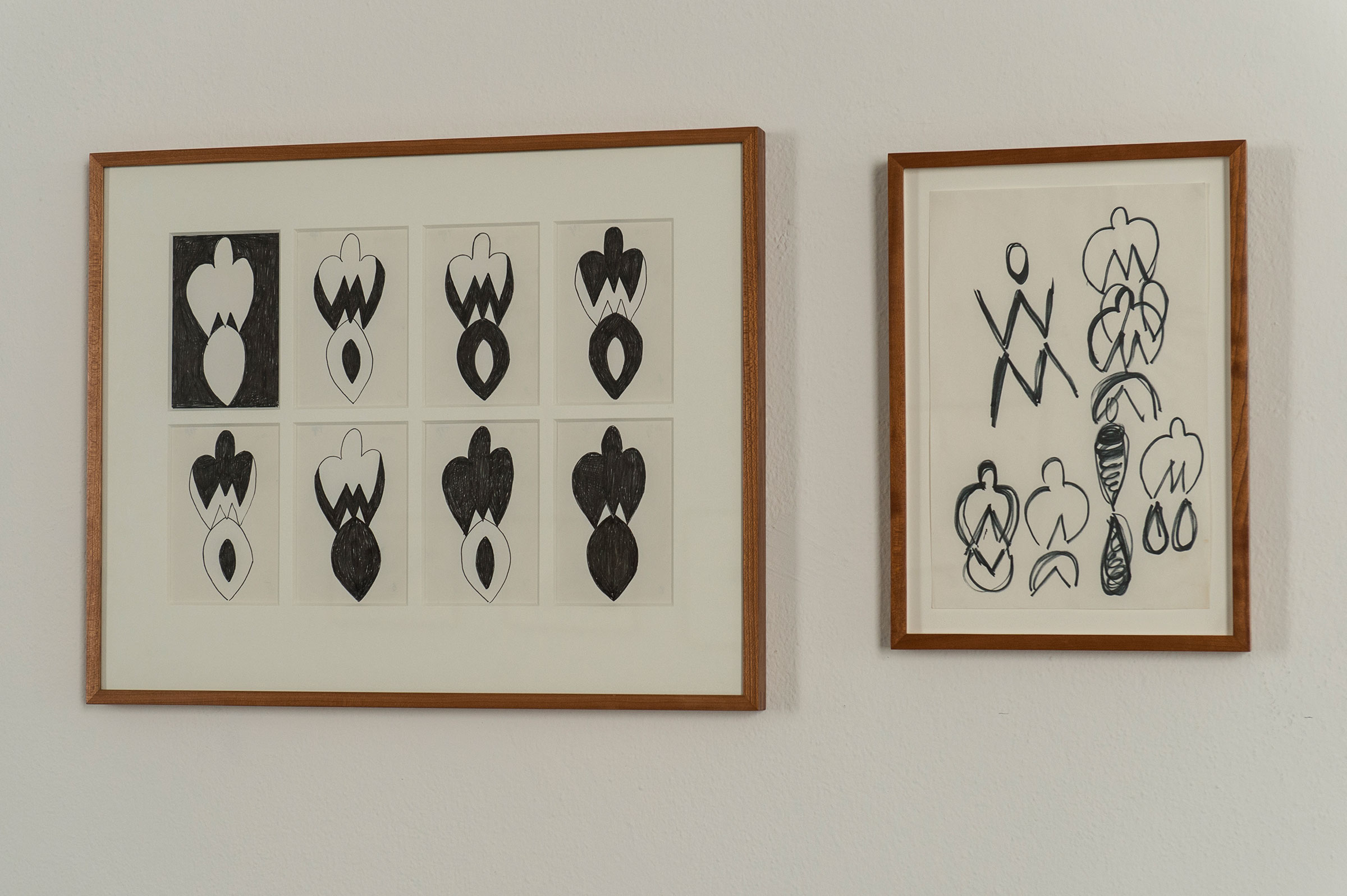 Ana Mendieta, Untitled, 1981, Untitled (Study for floor earth sculpture), 1983